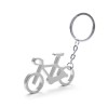 Silver Bicycle Shaped Keyrings